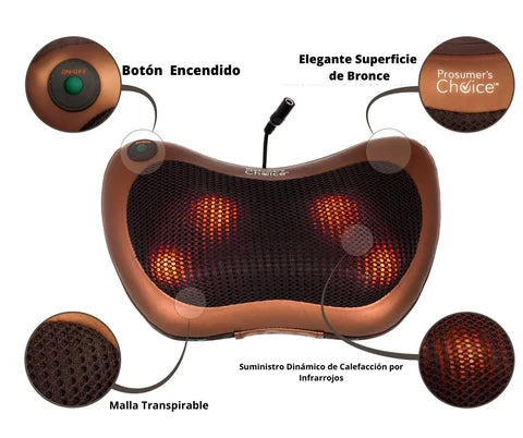 COJÍN MASAJEADOR TIPO ALMOHADA