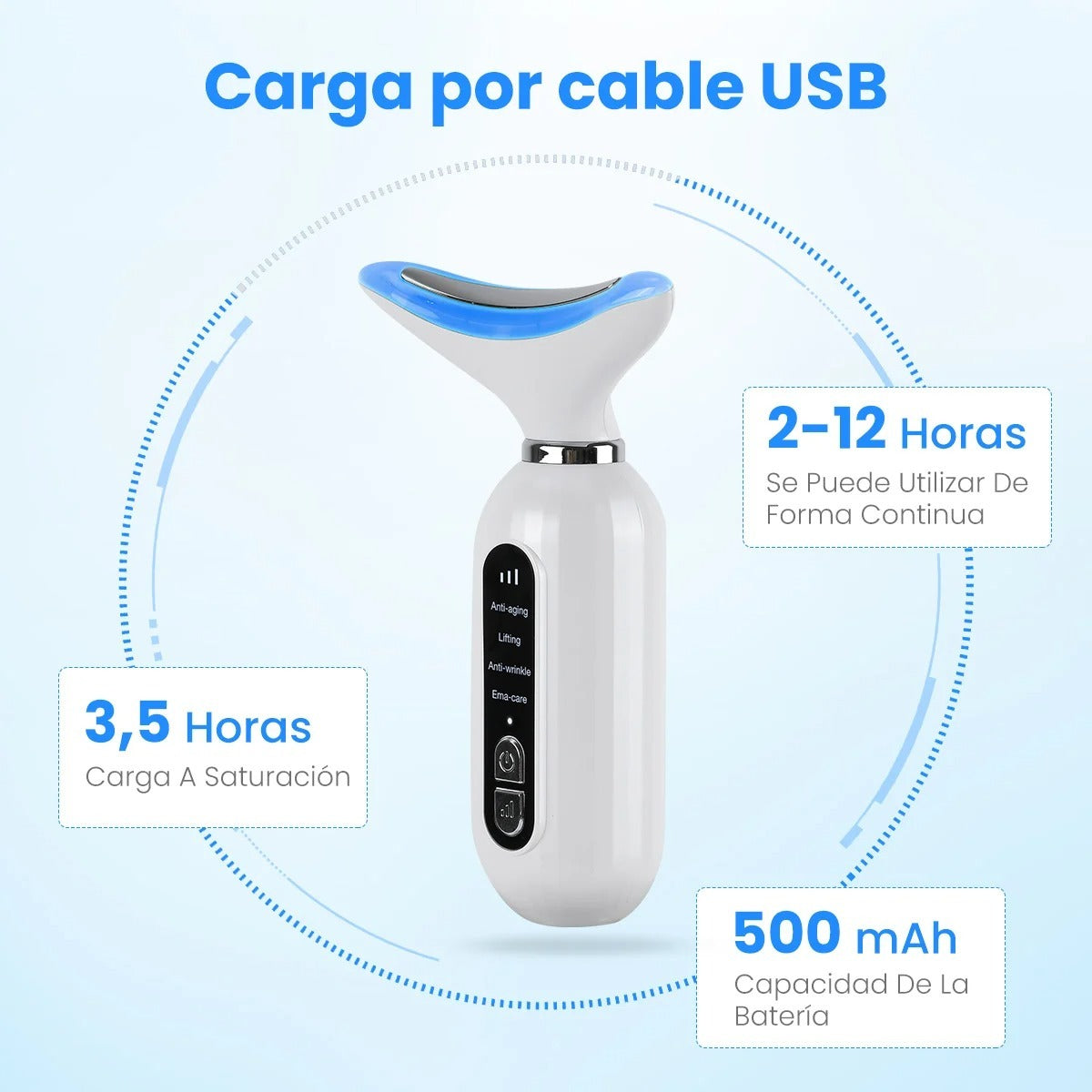 MASAJEADORA LIFTING FACIAL CUELLO Y PAPADA