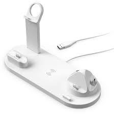 CARGADOR INALÁMBRICO 4 EN 1 CON BASE