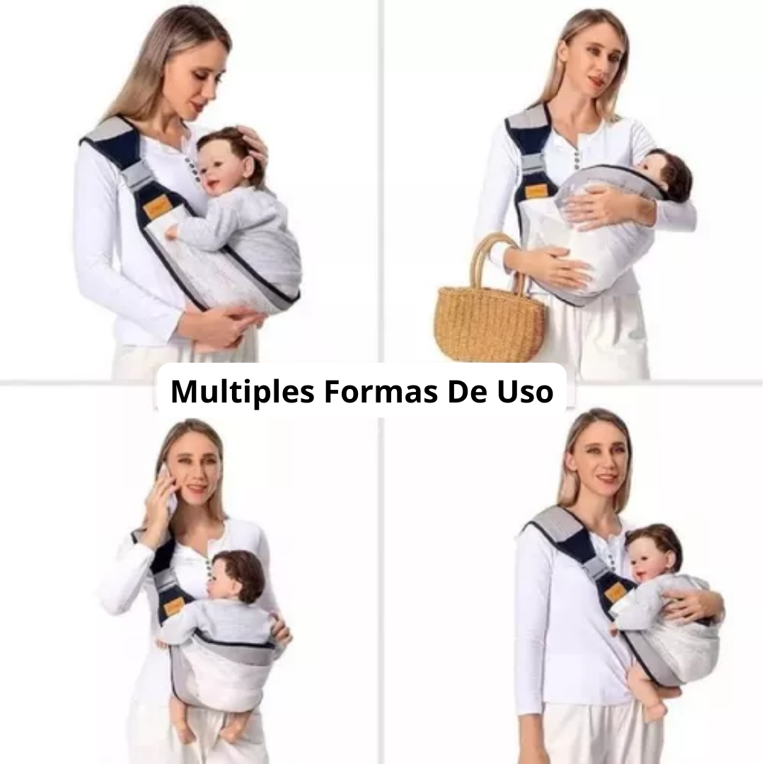 PORTABEBÉS AJUSTABLE ERGONÓMICO