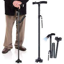 BASTON ORTOPEDIGO PLEGABLE CON LUZ